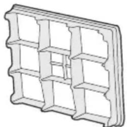 3D wireframe diagram of a grid-like structure with no text or symbols