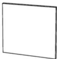 Blank rectangular frame with no text, numbers, or symbols