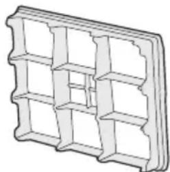 3D wireframe diagram of a grid-like structure with no text or symbols