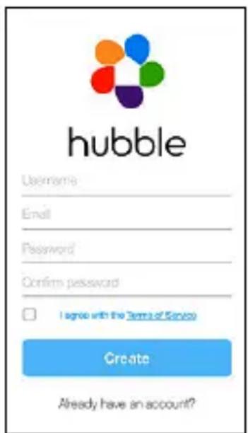 hubble Username Email Password Confirm password I agree with the Terms of Service Create Already have an account?