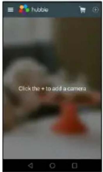 hubble Click the + to add a camera