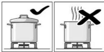 BOSCH PCH615B90E - Precautions for use - 4