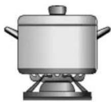 Illustration of a cooking pot with two handles and a base (no text or symbols)