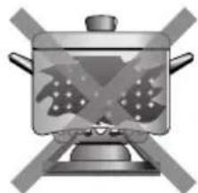 Illustration of a cooking pot with steam rising from a stove (no text or symbols)
