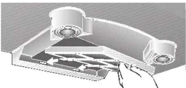 BOSCH DKE955M - Montar el filtro: - 1