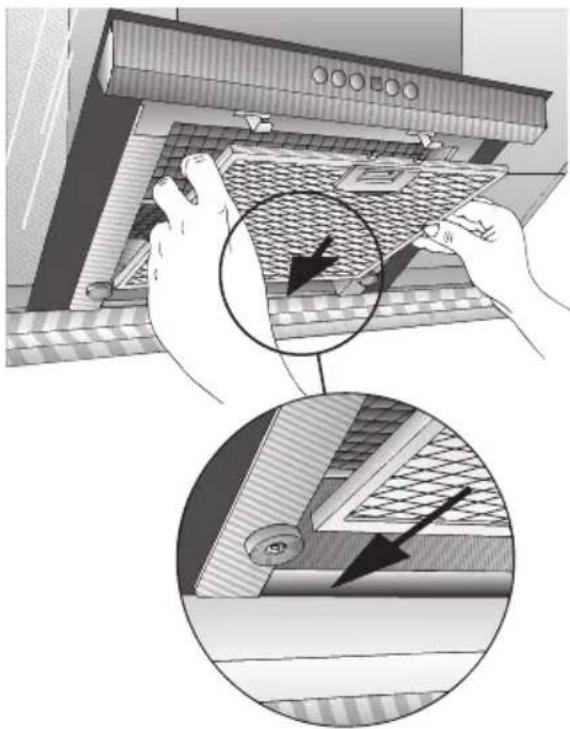 BOSCH DWK096655 - Vetfilters aanbrengen: - 1