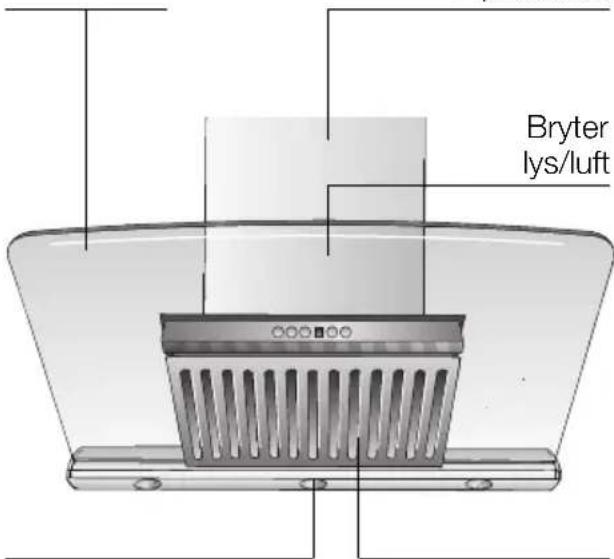 Brytare för ljus/luft
