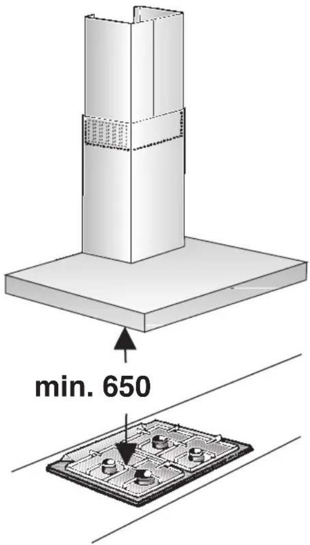 min. 650