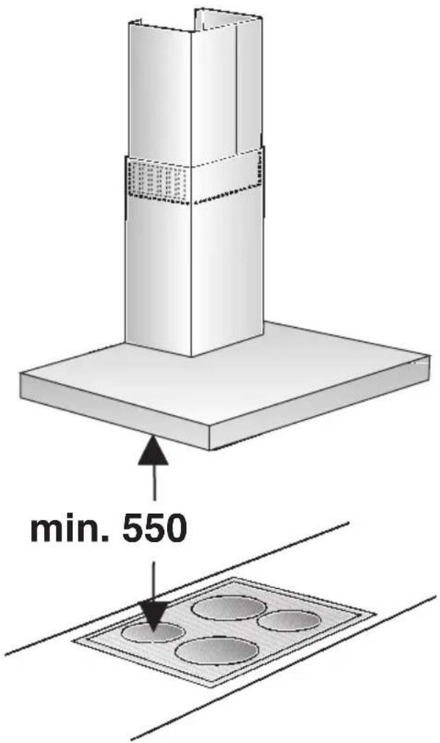 min. 550
