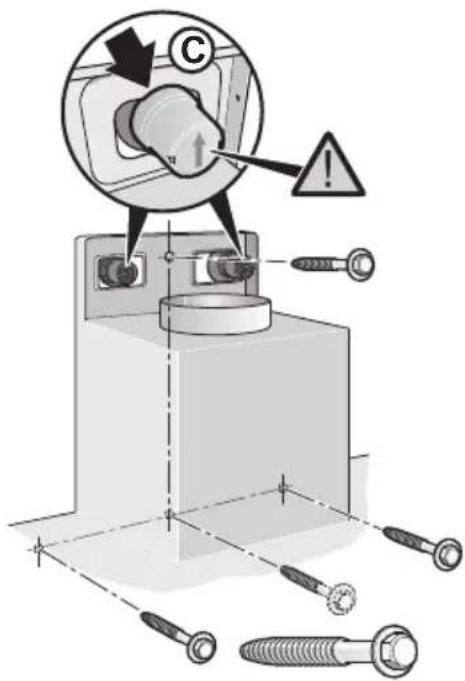 BOSCH DWB093650 - Sicherungsschrauben und Sicherungskappen - 1
