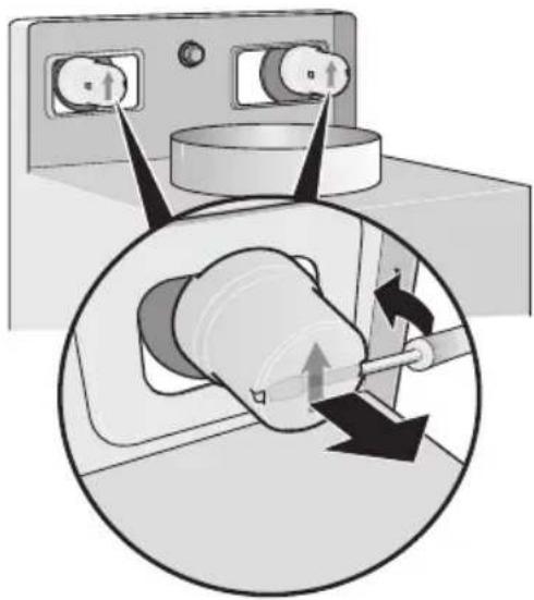 BOSCH DWB093650 - Demontage der Sicherungskappen - 1