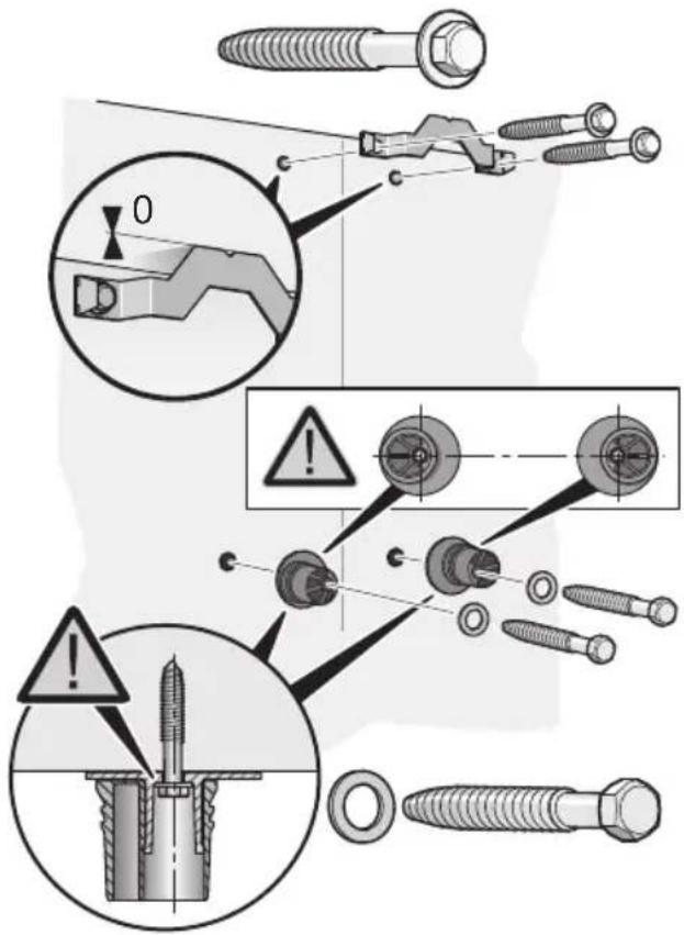 BOSCH DWB095751 - Préparatifs du montage - 1