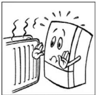 Cartoon illustration of a smiling book character standing beside a trash bin, with steam rising from the window (no text or symbols)