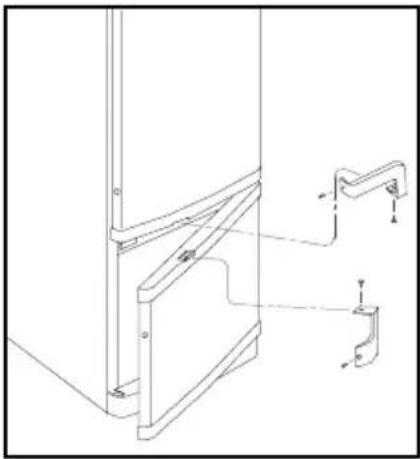 Technical line drawing of a mechanical bracket assembly (no text or symbols)