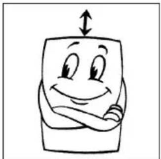 Cartoon illustration of a smiling computer mouse with arms crossed, no text or symbols present
