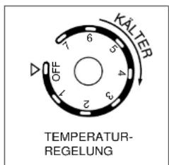 KÄLTER TEMPERATUR- REGELUNG
