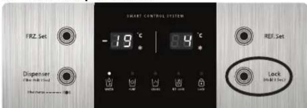 SMART CONTROL SYSTEM FRZ Set -19 °C 84 °C Dispenser Koellichaam reinigen Vergrendeling REF. Set Balans - Balans - Balans - Balans - Reset