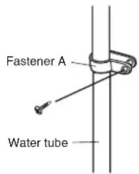 Fastener A Water tube