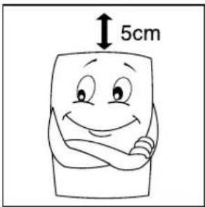 ↑5cm