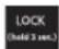 DAEWOO FRS-X22 - LOCK Taste LOCK (Hold 3 Seconds) - 1