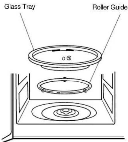 Glass Tray Roller Guide