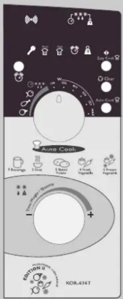 Auto Cool 1 Beverage 2 Soap 3 Bread Potato 4 Bread Vegetable 5 Produce Vegetable EDITION KOR-434T
