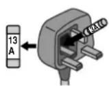 DAEWOO KOR-636T - Electrical connection (for UK only) - 1