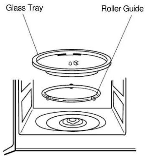 Glass Tray Roller Guide