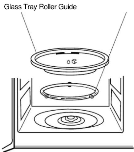 Glass Tray Roller Guide