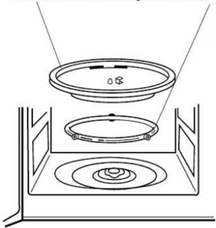 DAEWOO MO20700W - PLATEAU EN VERRE - 1