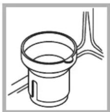 Simple line drawing of a mechanical component with no text or symbols.