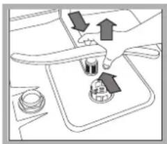 Hotpoint Ariston LFT229 - Reinigen van de sproeiarmen - 2