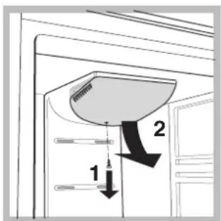 Hotpoint Ariston 4DAXX - Sustituir la bombilla - 1