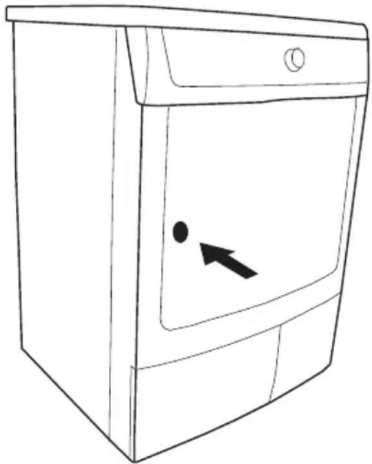 ELECTROLUX EDH97950W - Ouvrez la porte : - 1