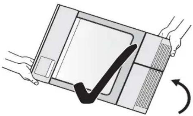 ELECTROLUX EDH97950W - Het apparaat vervoeren - 1