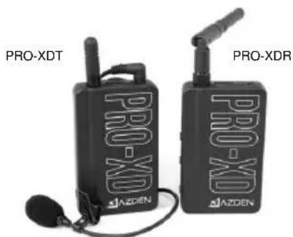 PRO-XDT PRO-XD AZDEN PRO-XD AZDEN PRO-XDR