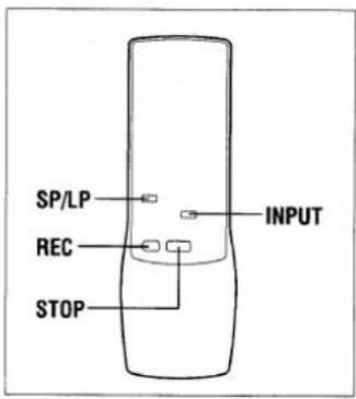 SP/LP REC INPUT STOP