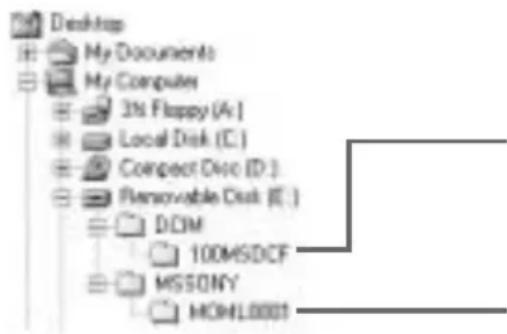 SONY GV-D1000e - Para usuarios de Windows Me (la unidad que reconoce la cámara es [E:]) - 1