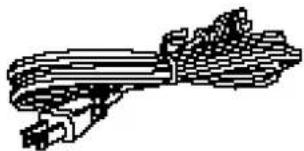 Illustration of a coiled cable or wire with connectors (no text or symbols)