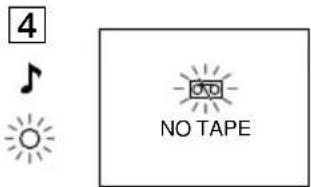 SONY GV-D800 - Warning indicators and messages - 4