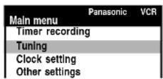 PANASONIC NV-FJ631 - Add / Delete / Move a Channel on the list - 1