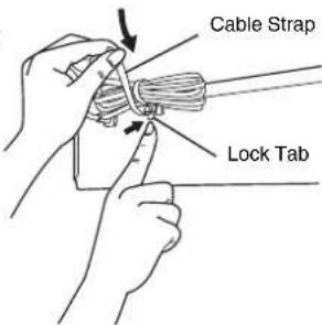 Cable Strap Lock Tab