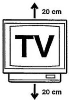 20 cm TV 20 cm