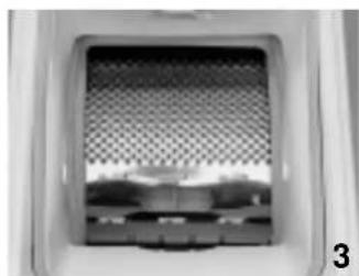 Close-up of a textured panel or vent with a small inset image showing a vehicle (no visible text or symbols).