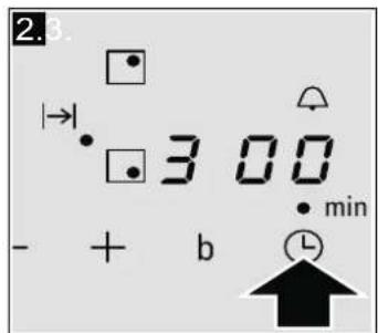 2.3. → 3 00 - + b min ←