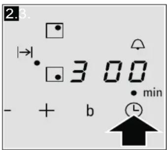 2.3. → 3 00 - + b min