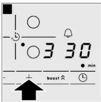 BOSCH PIE651B17E - Programmeren van de kooktijd. - 2