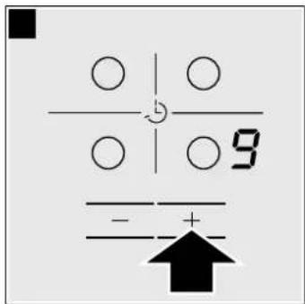 BOSCH PIE651B17E - Selecteer de kookzone en de gewenste vermogensstand - 2