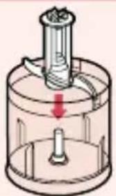PHILIPS Essence HR1356 - Подрібнювач (тільки у моделях HR1356 і HR1357) - 1