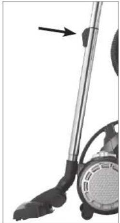 Cleanmaxx Z 08925 - Adjusting the length of the telescoping tube - 1